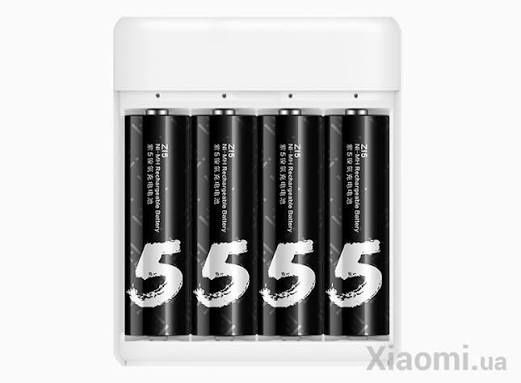 Акумулятори Xiaomi ZMI ZI5 AA 1900 mAh + зарядка Xiaomi pb 401 AA/AAA