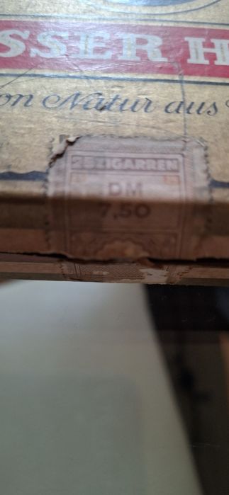 Caixa charutos antiga Sonderangebot colecionadors