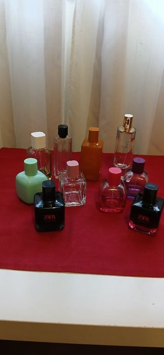 Frascos de perfume Zara, vazios