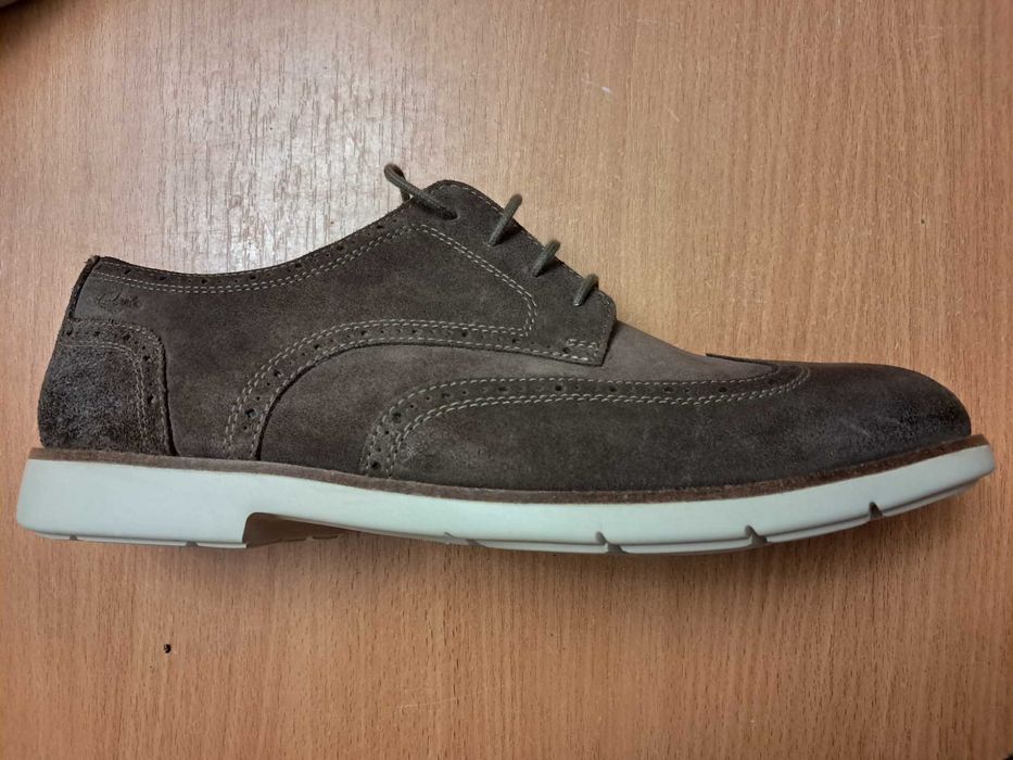 Оригинальные  туфли Clarks  размер 46