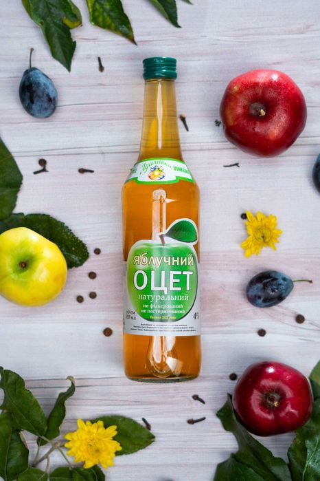 Оцет яблучний АДАМІВКА 1000 мл - економія 40 % 160 грн пляшка 1 літр