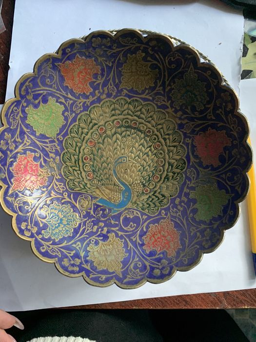 Две тарелки СССР с павлином