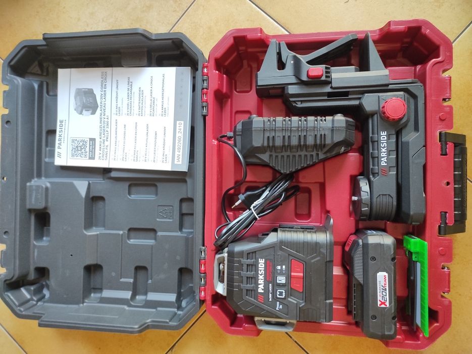 ПРОФЕСІЙНИЙ лазерний рівень НІМЕЧЧИНА Parkside PKLLP 3360 A1 лазер