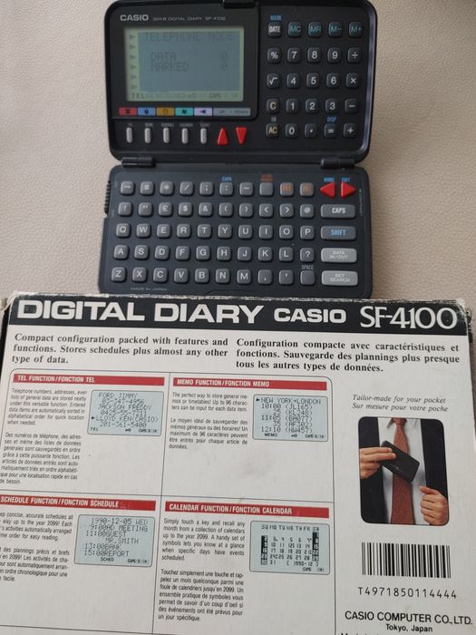 Organizer Casio SF-4100, 32kb, lata 80, rarytas!