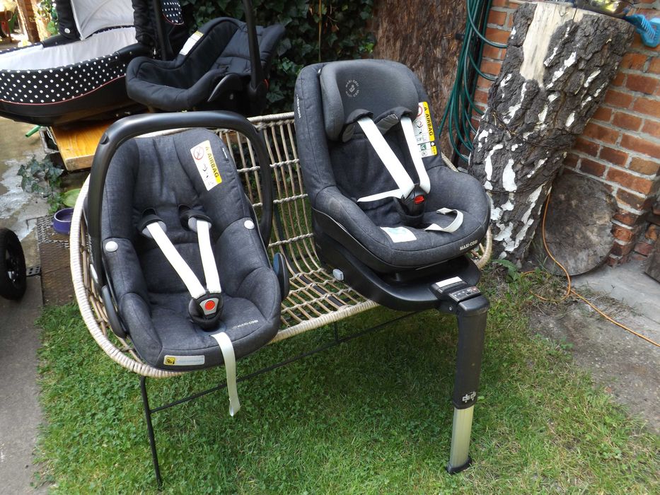 Maxi Cosi  2Way fix + Pabble plus foteliki samochodowe, isofix