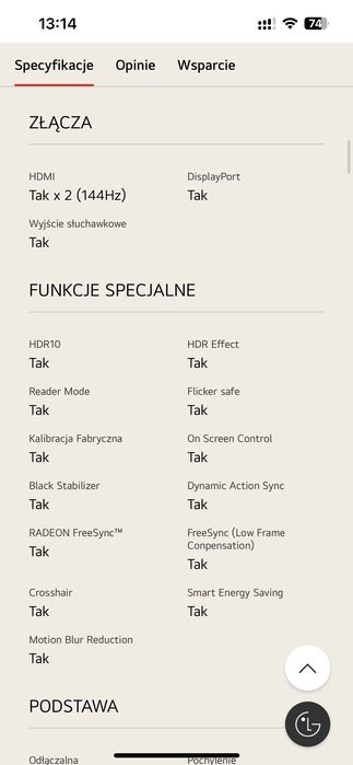 Sprzedam Monitor LG 24”