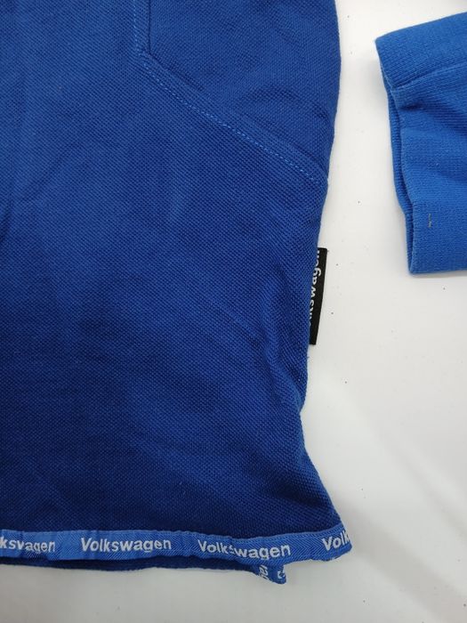 Polo manga comprida azul homem Volkswagen XL