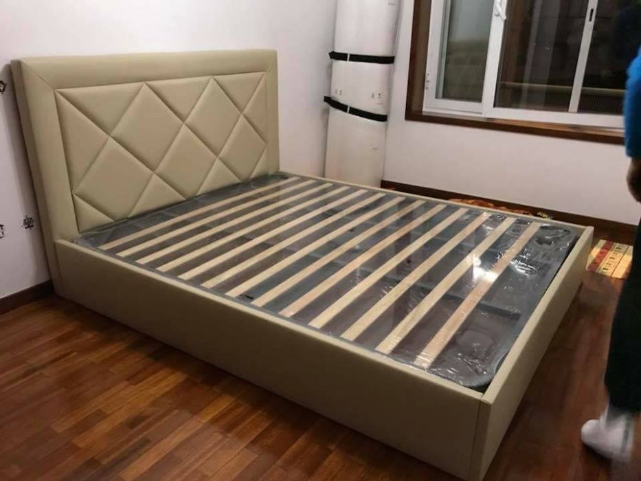 CAMA ESTOFADA NOVA, varias cores e medidas FABRICA