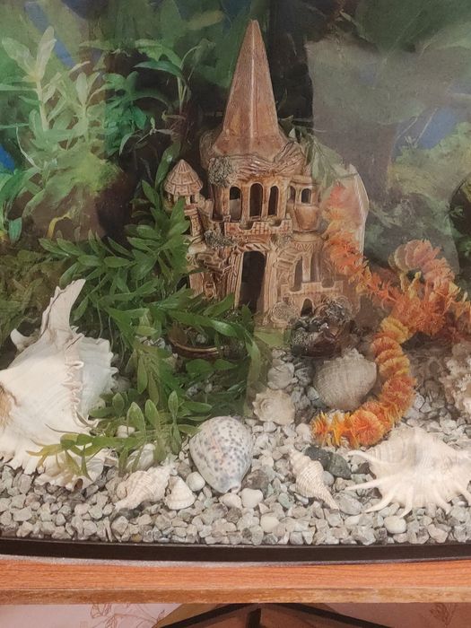 Продається кутовий акваріум  140 л.