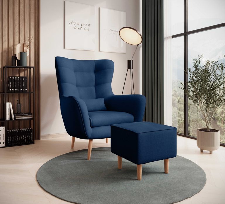 Fotel DONAT/Wersja PREMIUM/Kolory do wyboru/Możliwy podnóżek