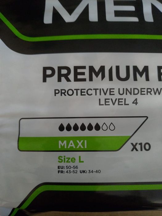 Поглинаюча чоловіча білизна Tena Men Premium fit.