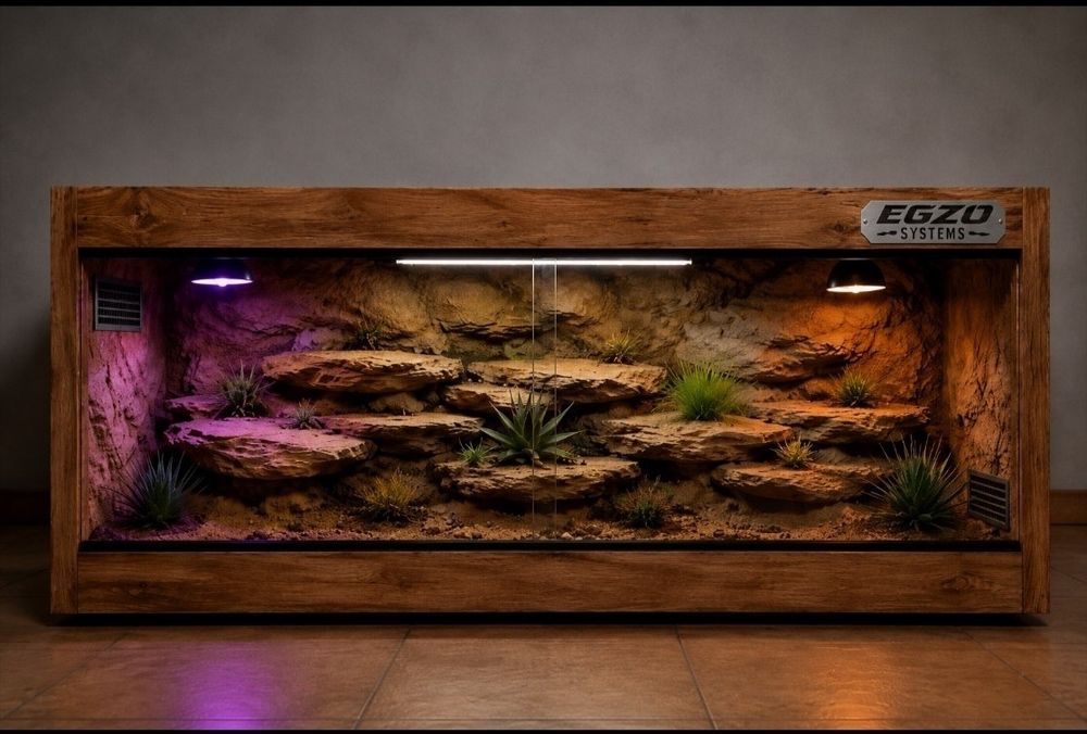 Okazja terrarium dla agamy brodatej gekona lamparciego boa pytona regiusa warana kameleona żółwia biczogona