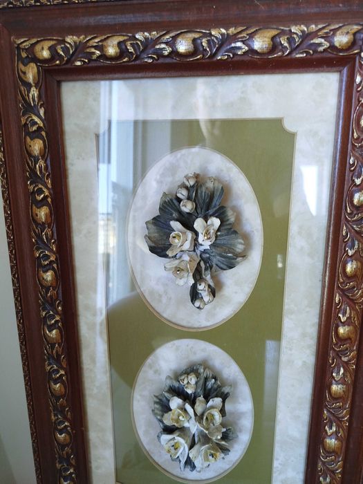 Vintage Frame with Embossed Flowers, Beautiful64586165729538121