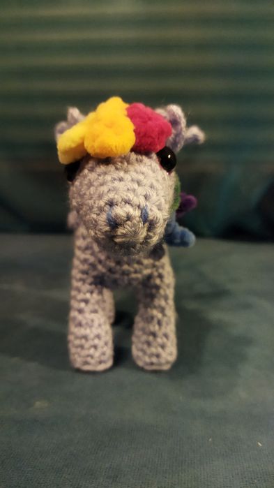 Rainbow Dash z My little pony, na szydełku