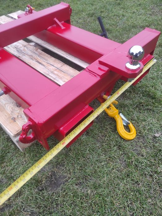 Belka 3w1 z hakiem trawers na widly do bigbag kula do przyczepy zaczep