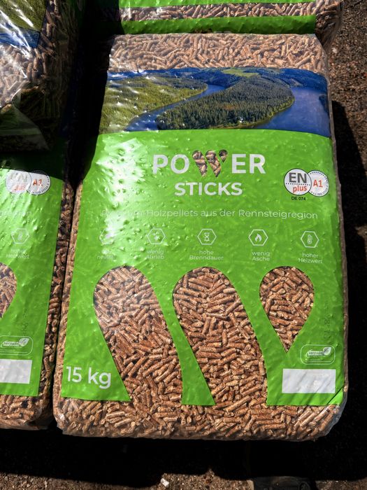Pellet Power Sticks Niemiecki A1 ENplus