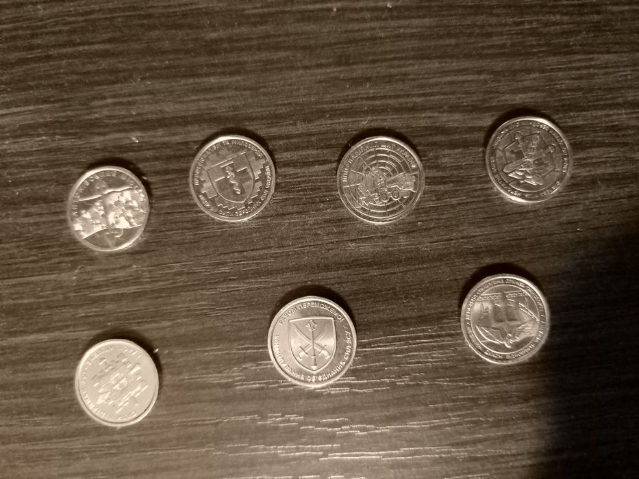 Монети 10 грн, 10 шт.
