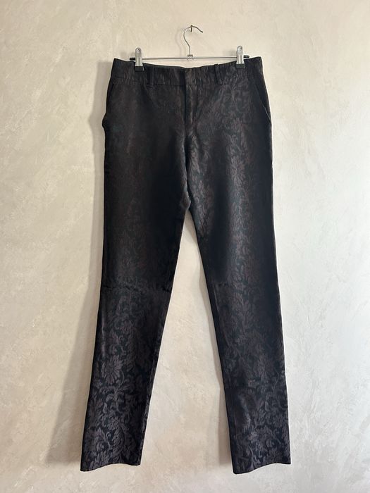 Оригінальні класичні жакардові штани Gucci (Вовна / Ацетат, Розмір IT 42)