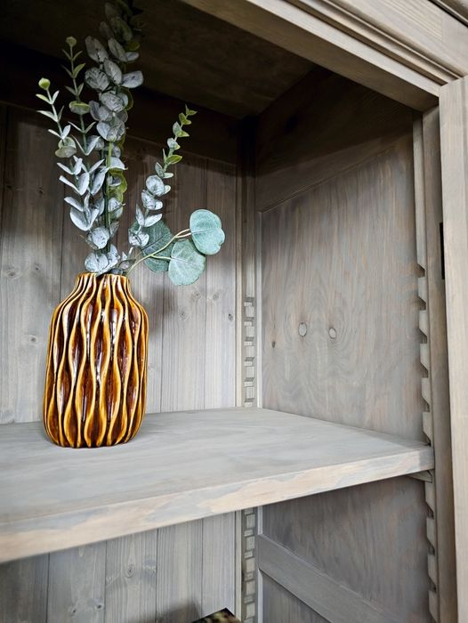 Witryna- WYSOKA 240cm - z litego drewna