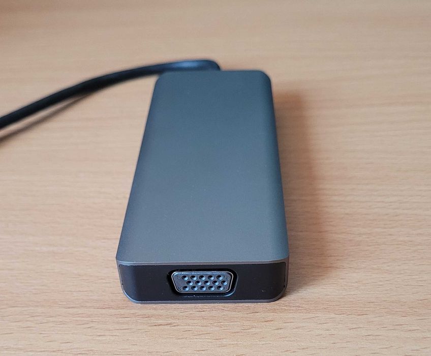 Hub USB-c hdmi  czytnik kart SD audio VGA 9w1 – wszechstronny adapter