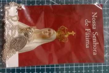 Medalhas nossa Srª Fátima + Papa