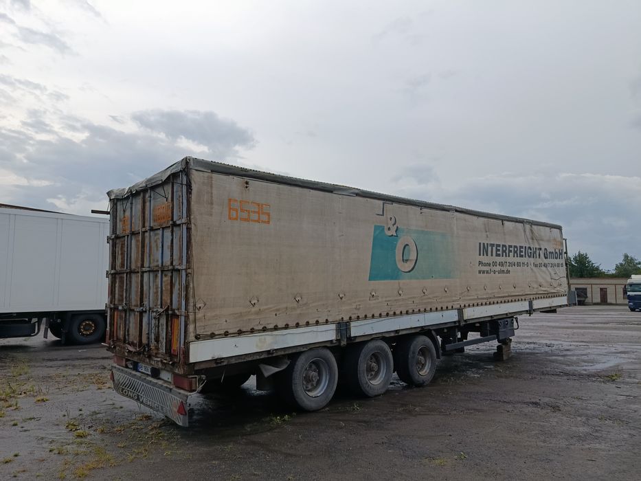 Зерновоз мегаход напівпричіп бортовий