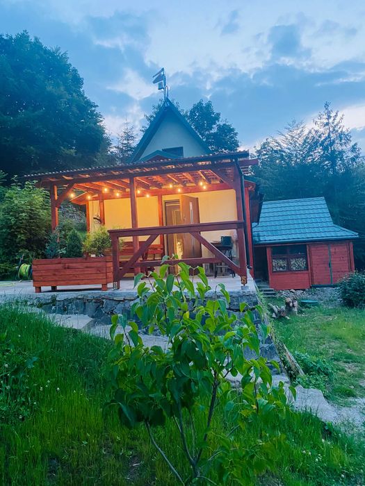 Dom w górach do wynajęcia z jacuzzi. Beskidy.