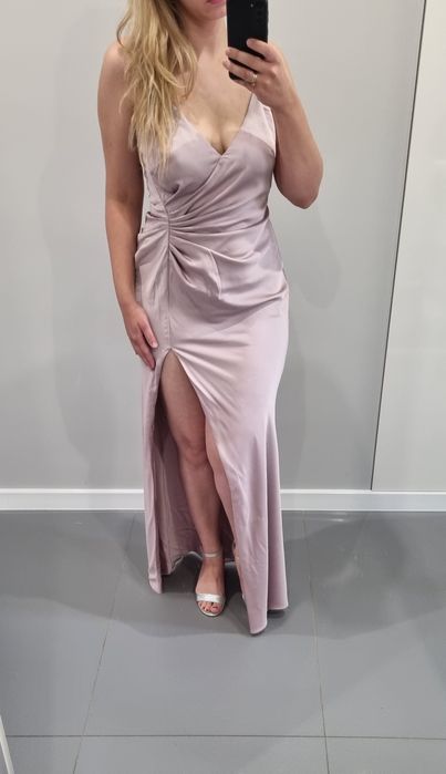 Asos sukienka satynowa