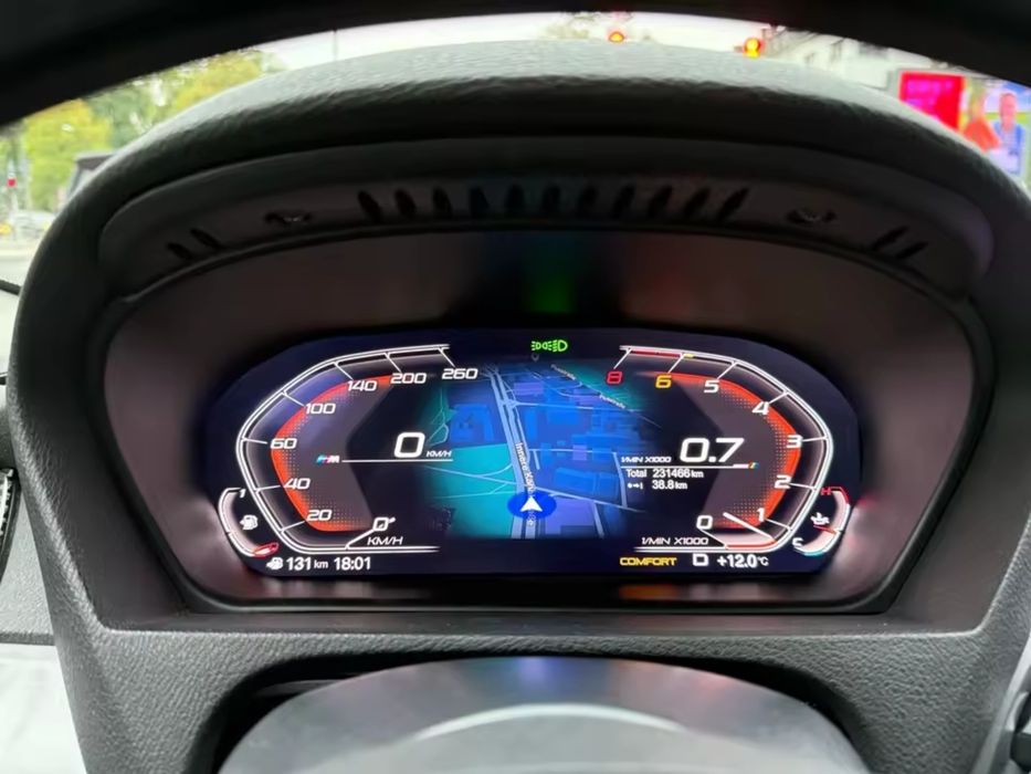 Quadrantes digitais bmw volkswagen audi porsche mercedes