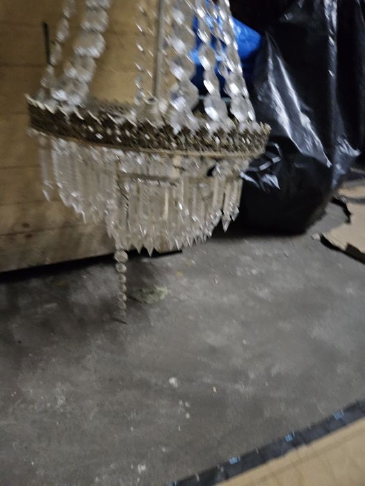 Candeeiro de teto de vidro - antigos