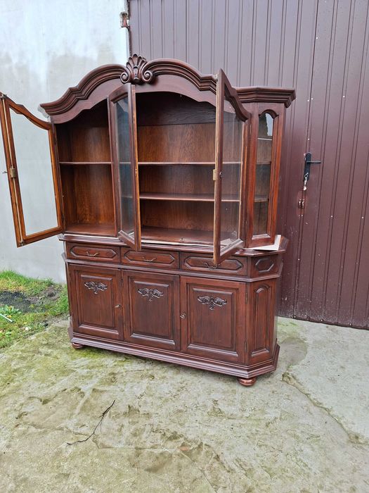 Witryna ciemny polisander