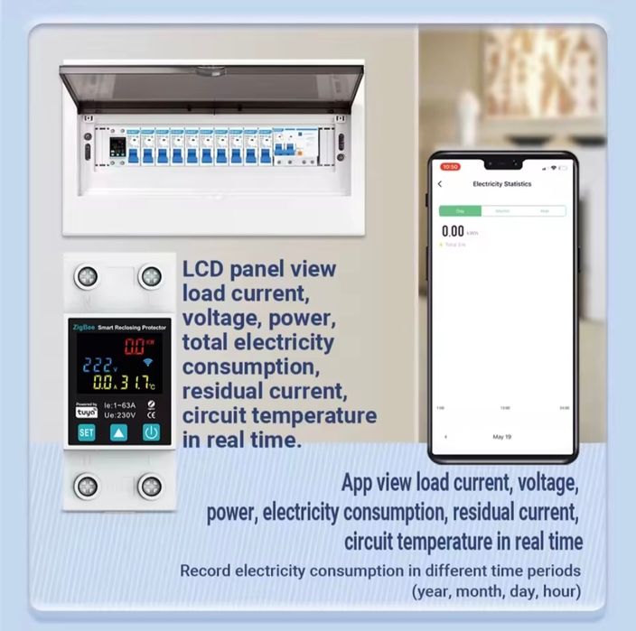 Disjuntor inteligente zigbee