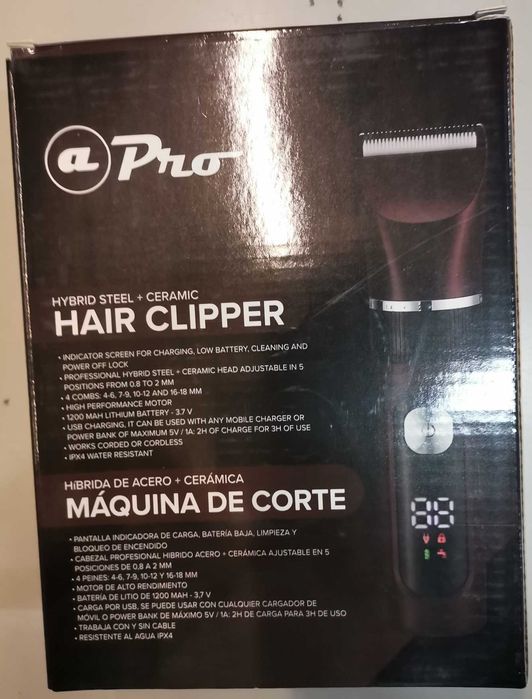Máquina de cortar cabelo aPRO (Novo)