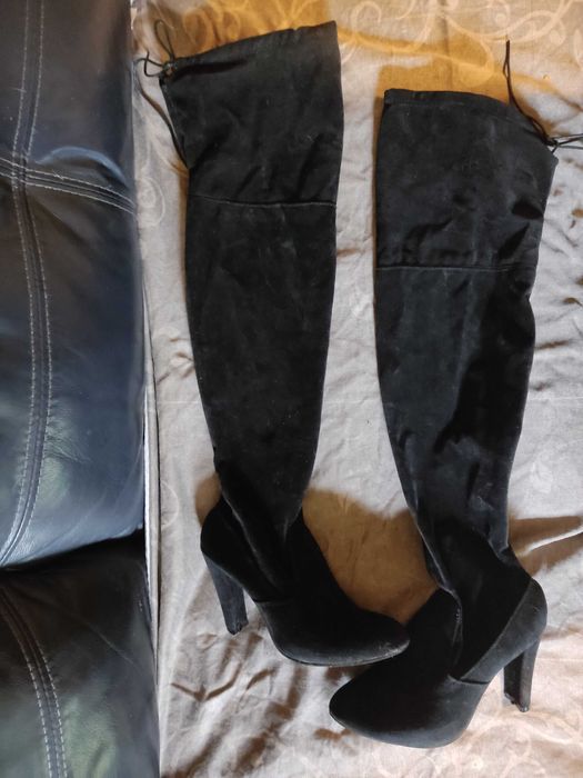 botas acima do joelho