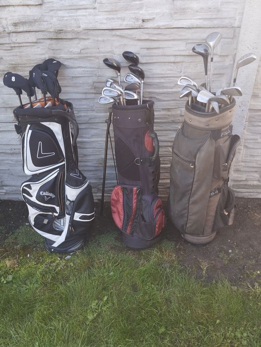 Zestaw do gry w golfa kije +torba