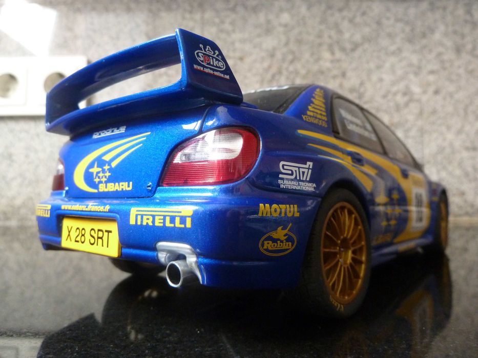 1:18 AutoArt, Subaru Impreza WRC, Rallye Monte Carlo 2002, Minichamps