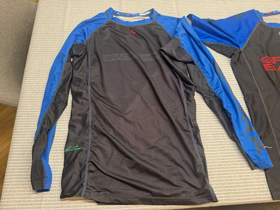 Gracie Barra Rashguard longsleeve azul M