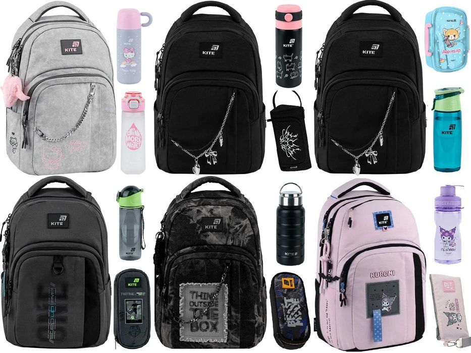 Рюкзак Kite Education teens Step Up Black&Charm Kitty