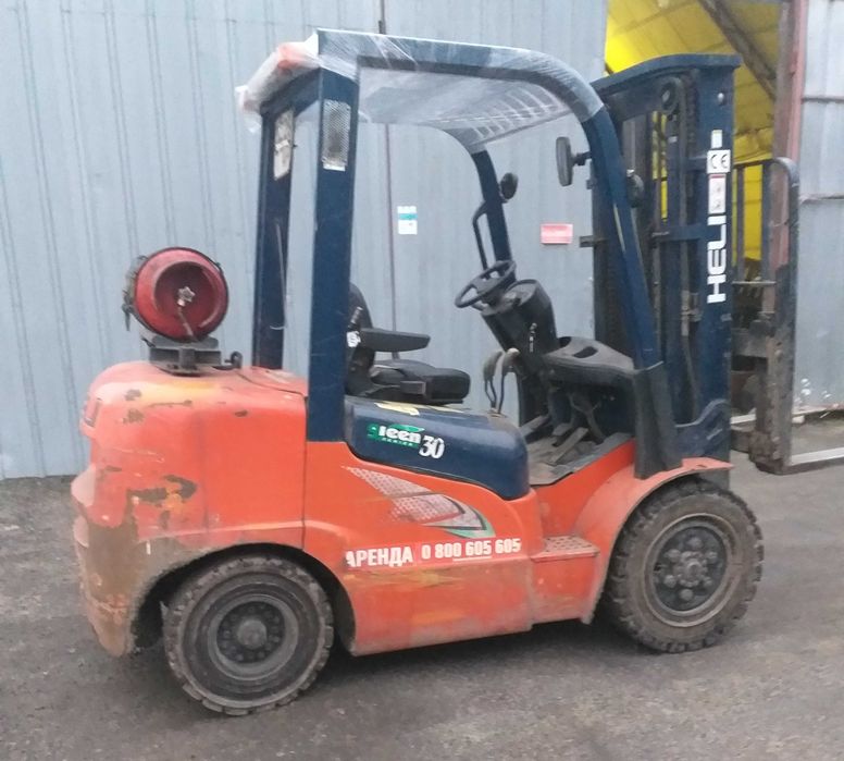 Оренда вилочного навантажувача б/в HELI CPQYD30-Rc3G від 3 міс газовий