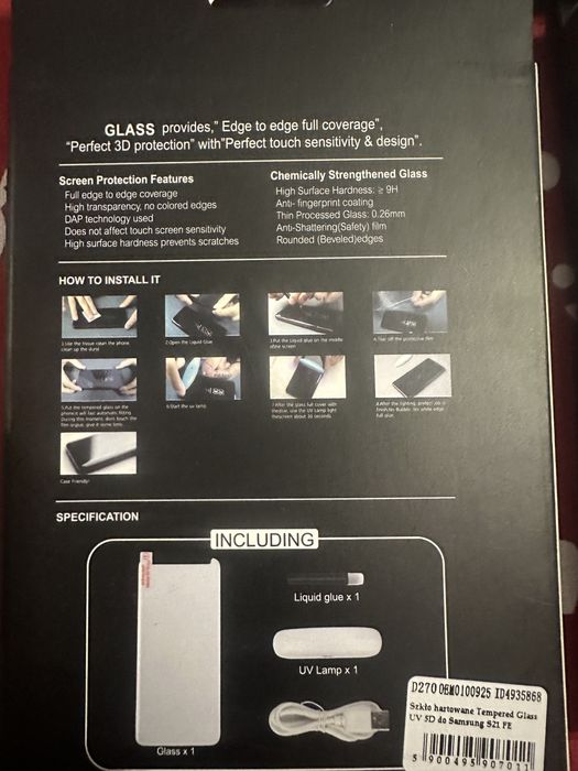 Szkło hartowane CURVED GLASS do Samsung Galaxy S21 1 szt.
