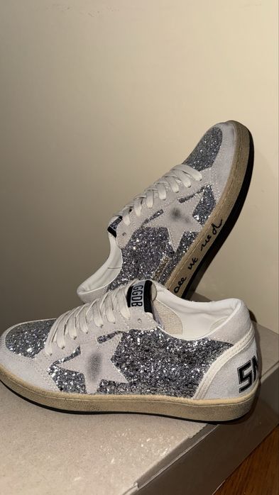 Golden Goose Ball Star Silver Glitter | Розмір 38 | Нові
