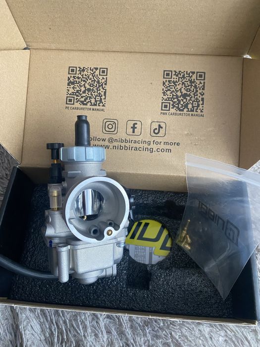 Карбюратор nibbi pe24,pe28 bajaj boxer, пітбайк, Оригінал
