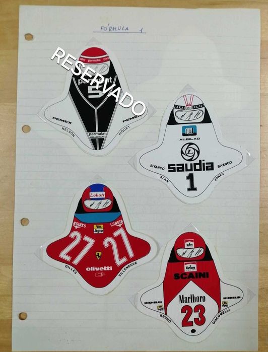 Autocolantes Automobilismo - Fórmula 1 - VINTAGE
