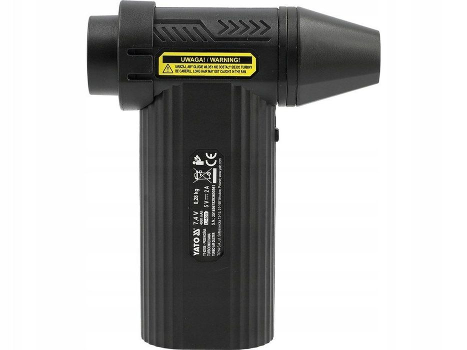 DMUCHAWA turbowentylator 130000 RPM bezprzewodowa USB-C