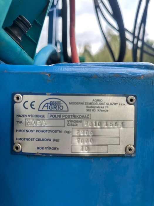 Opryskiwacz Agrio Napa 4000l Navi 24m