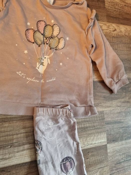 Komplet 12-18 mcy H&M leginsy bluza