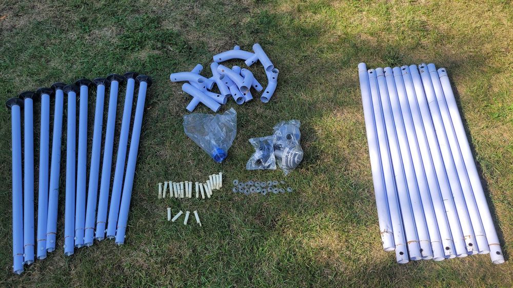 Elementy Basenu Rurki, trójniki, trzpienie, Bestway 3.05mx76cm (10’x30”)Steel Pro