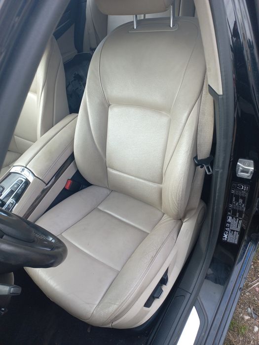 Fotele skórzane skóry wnętrze bmw f01 seria 7 kanapa boczek drzwi