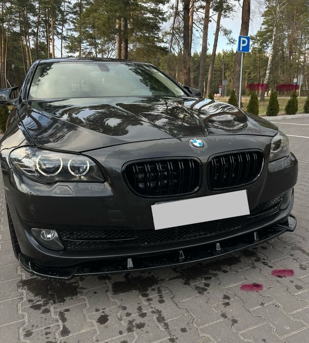 Сплиттер губа бампера BMW 5 F10 11 сплітер диффузор спойлер пороги