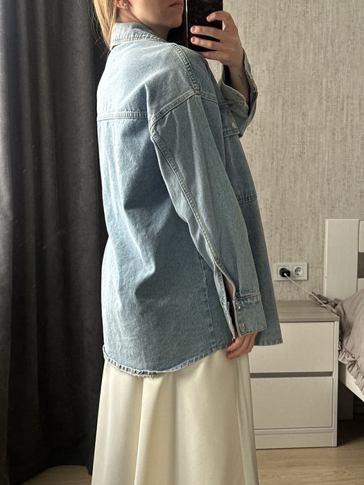 Джинсова куртка Solmar блакитна, стан нової, One size